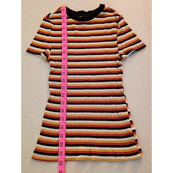 No Boundaries Ribbed Striped Top - Juniors XS - Picture 2 of 10